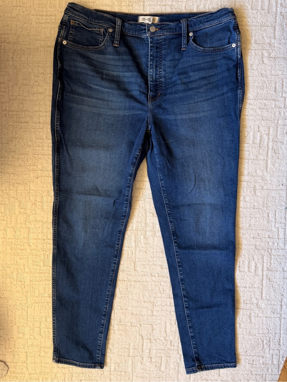 Madewell Women's 10” high-rise Dark Blue Skinny Jeans